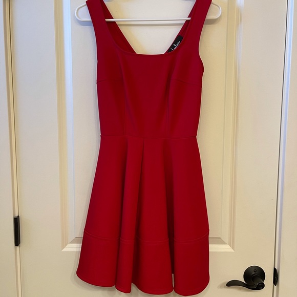 Lulus Home Before Daylight Red Dress - size S - Picture 5 of 6